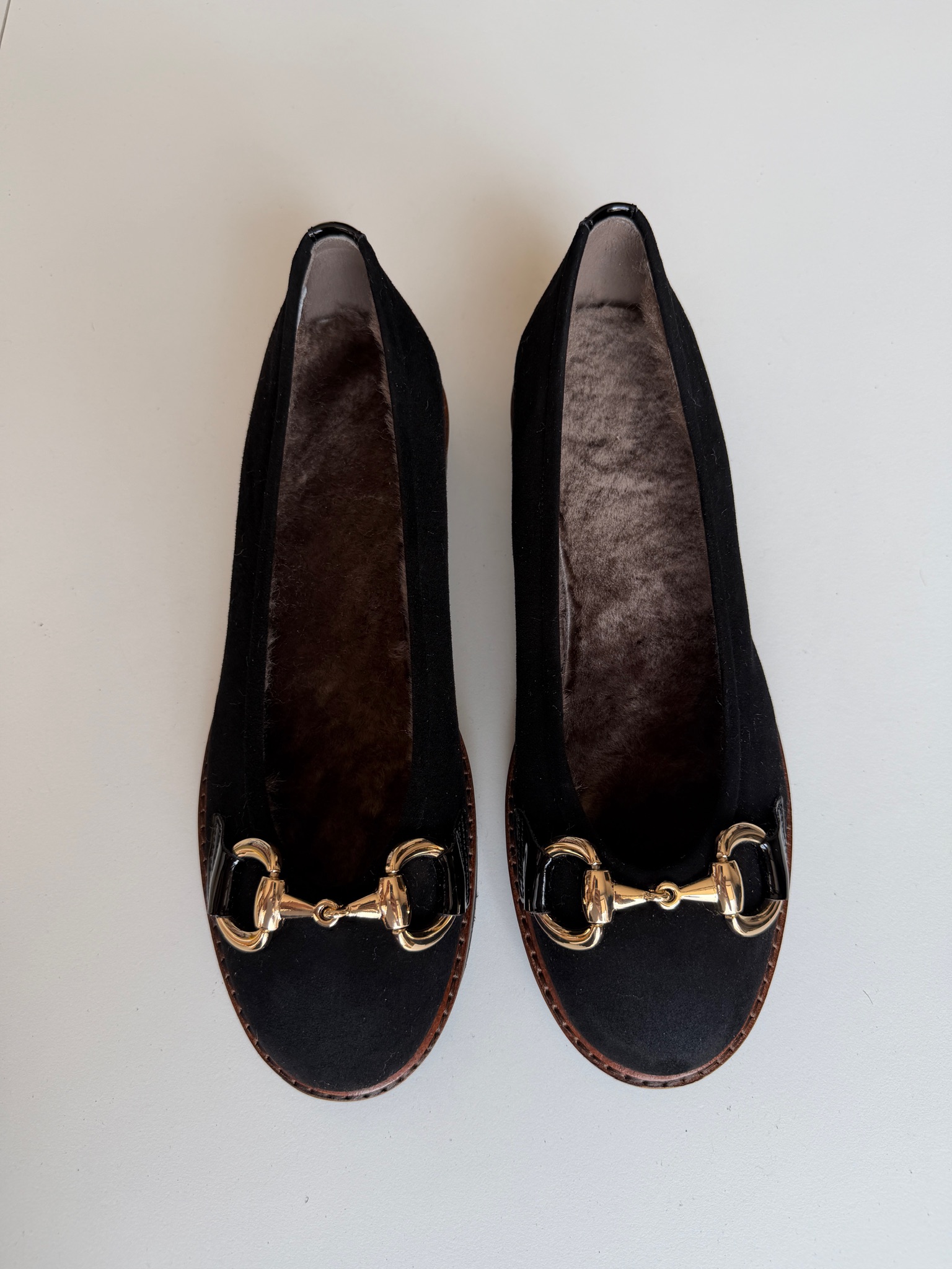Ballerina Camoscio Nera