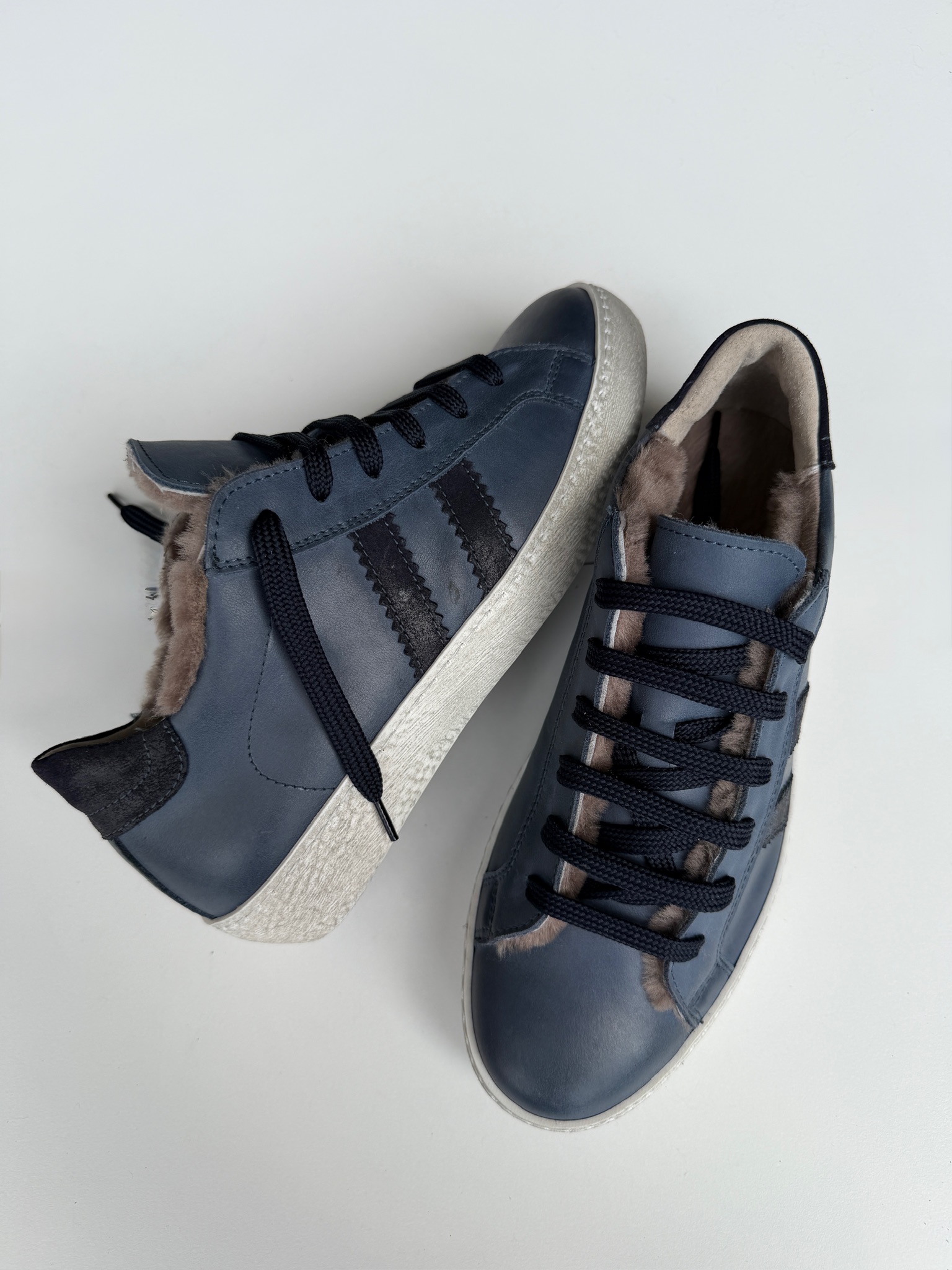 Sneaker Fodera Agnello Denim - immagine 3
