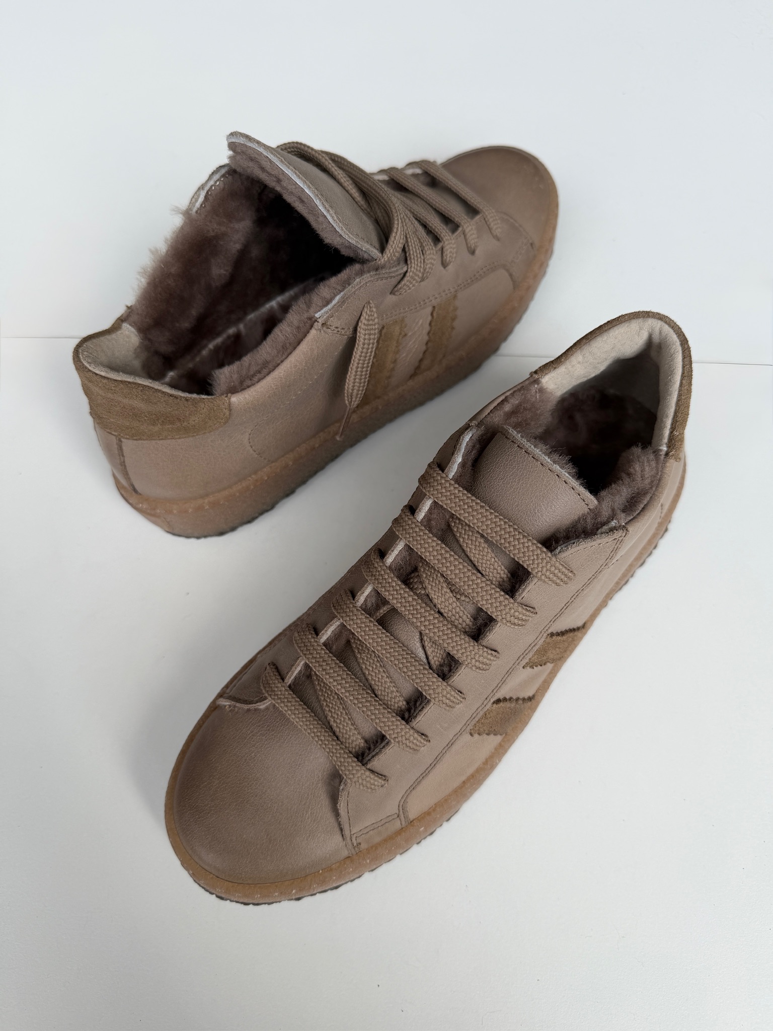 Sneaker Fodera Agnello Fango - immagine 3