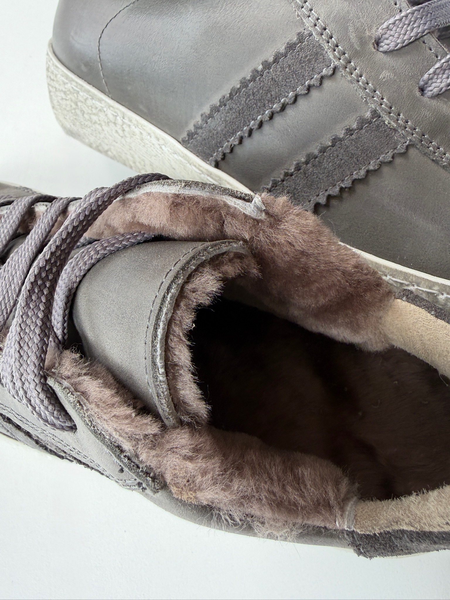 Sneaker Fodera Agnello Grigio - immagine 4