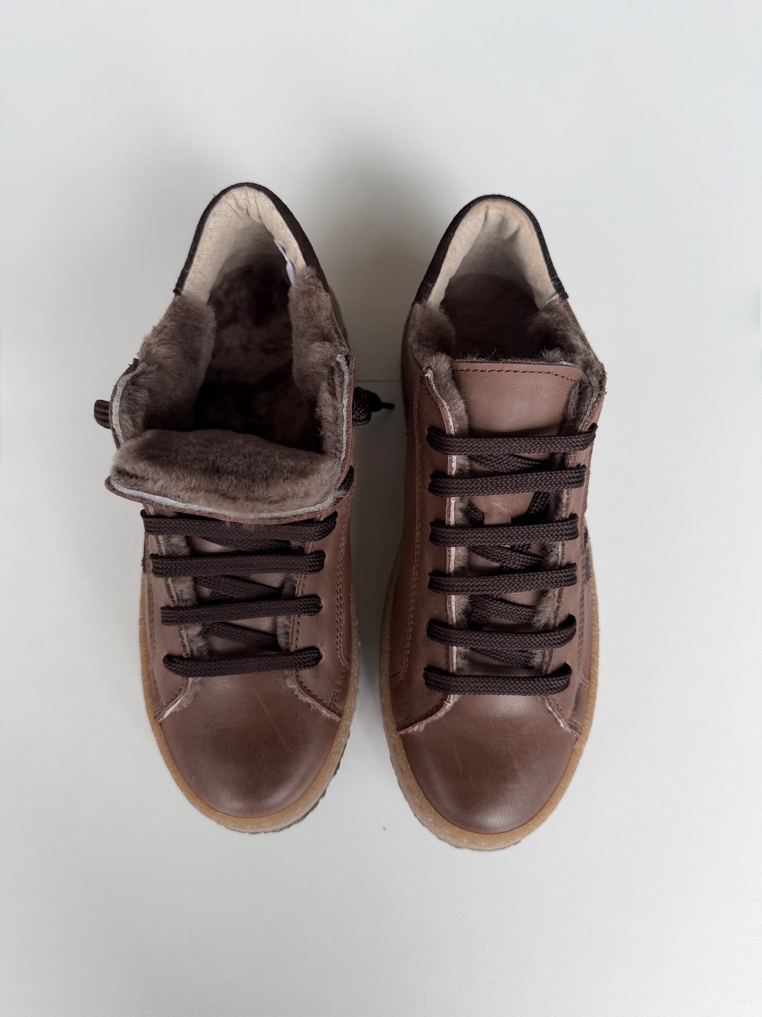 Sneaker Fodera Agnello Marrone - immagine 5