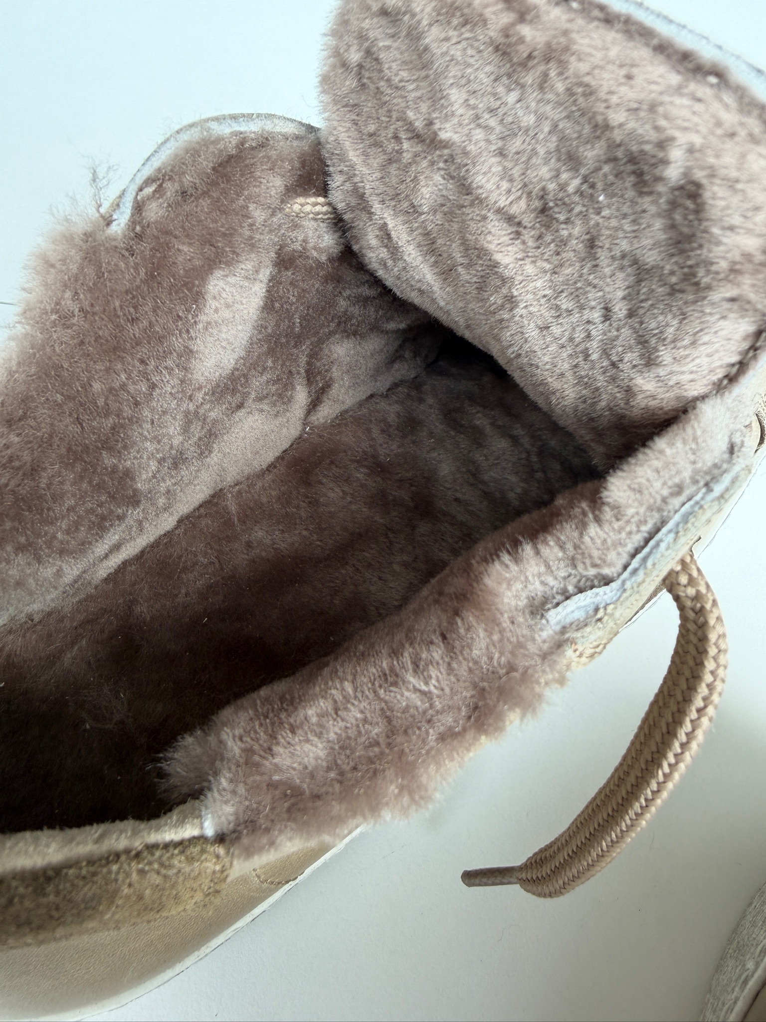Sneaker Fodera Agnello Taupe - immagine 4